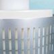 Minimalist 1970s aluminium suspension, mid-century light fixture.