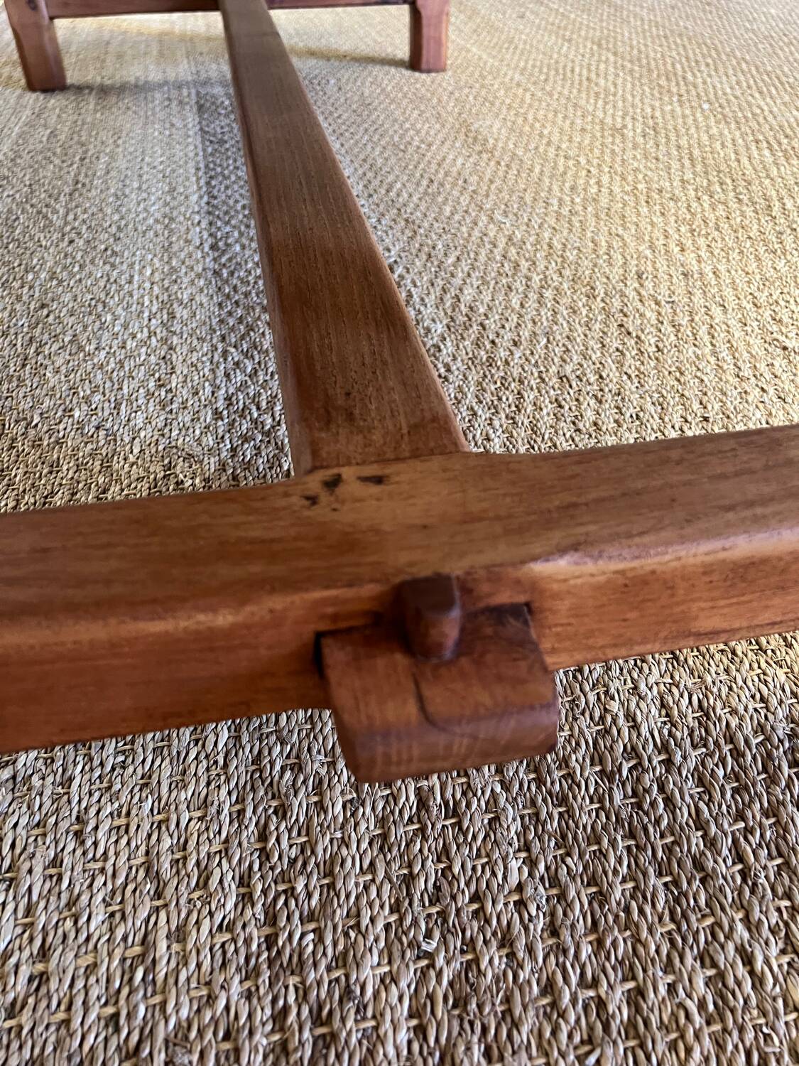 Solid oak farmhouse table