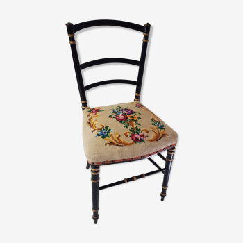 Napoleon III chair lined