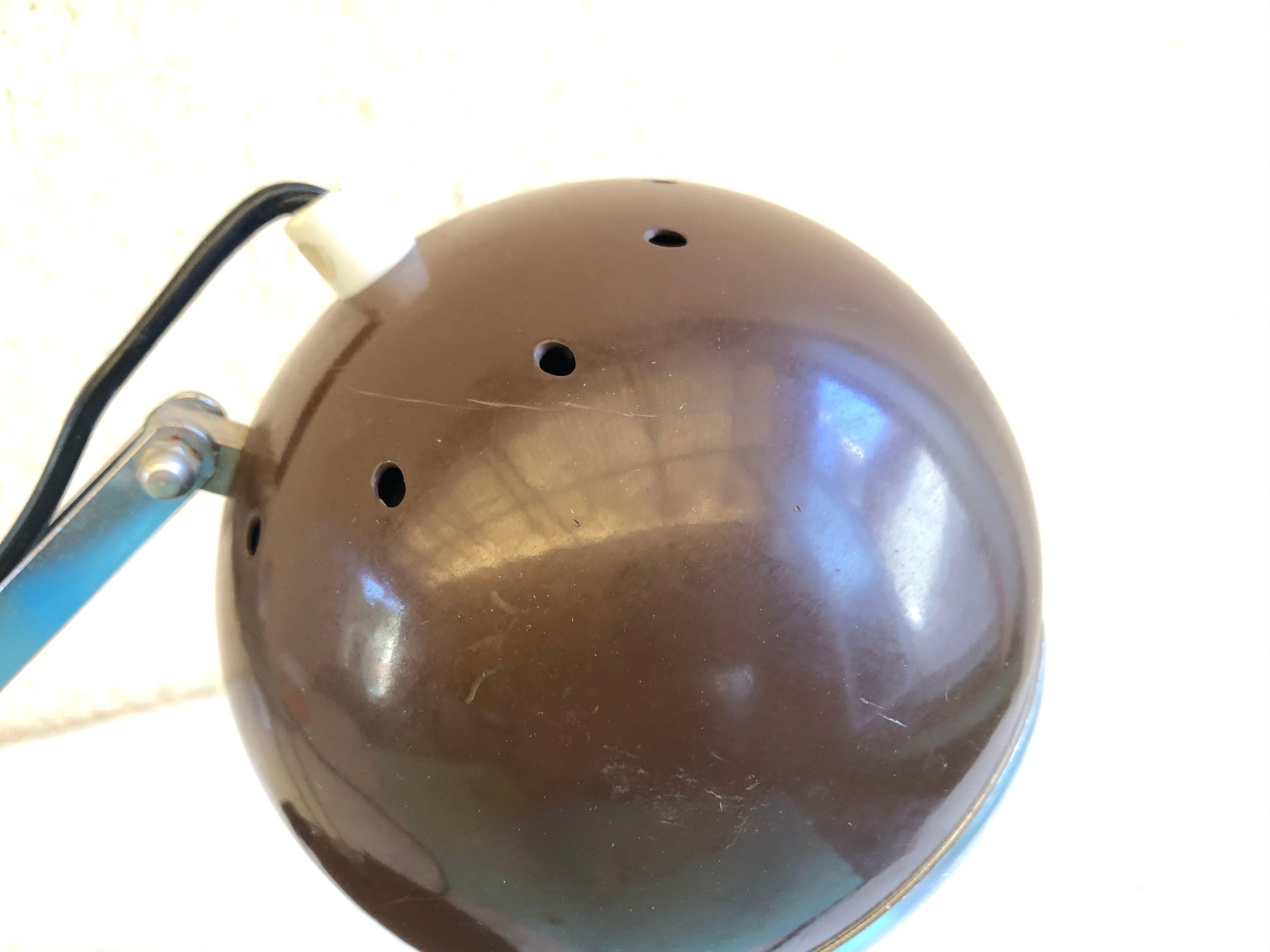 Eyeball Reggiani Italy 70s desk lamp