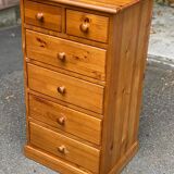 Scandinavian solid wood chest of drawers 1980