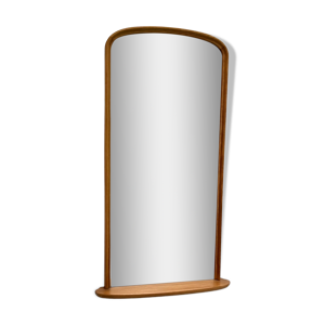 miroir en bois avec tablette