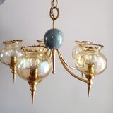 Lustre vintage laiton