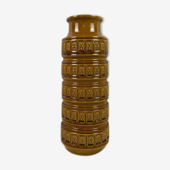 Vintage vase coloured mustard 52cm