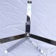 Coffee table round glass top diam.70 chrome metal foot