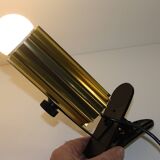 Golden lamp with vintage clamp