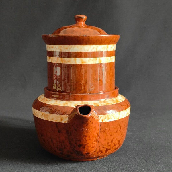 Teapot coffee maker Digoin Sarreguemines model Mary