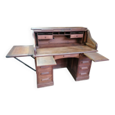 American solid wood roller desk