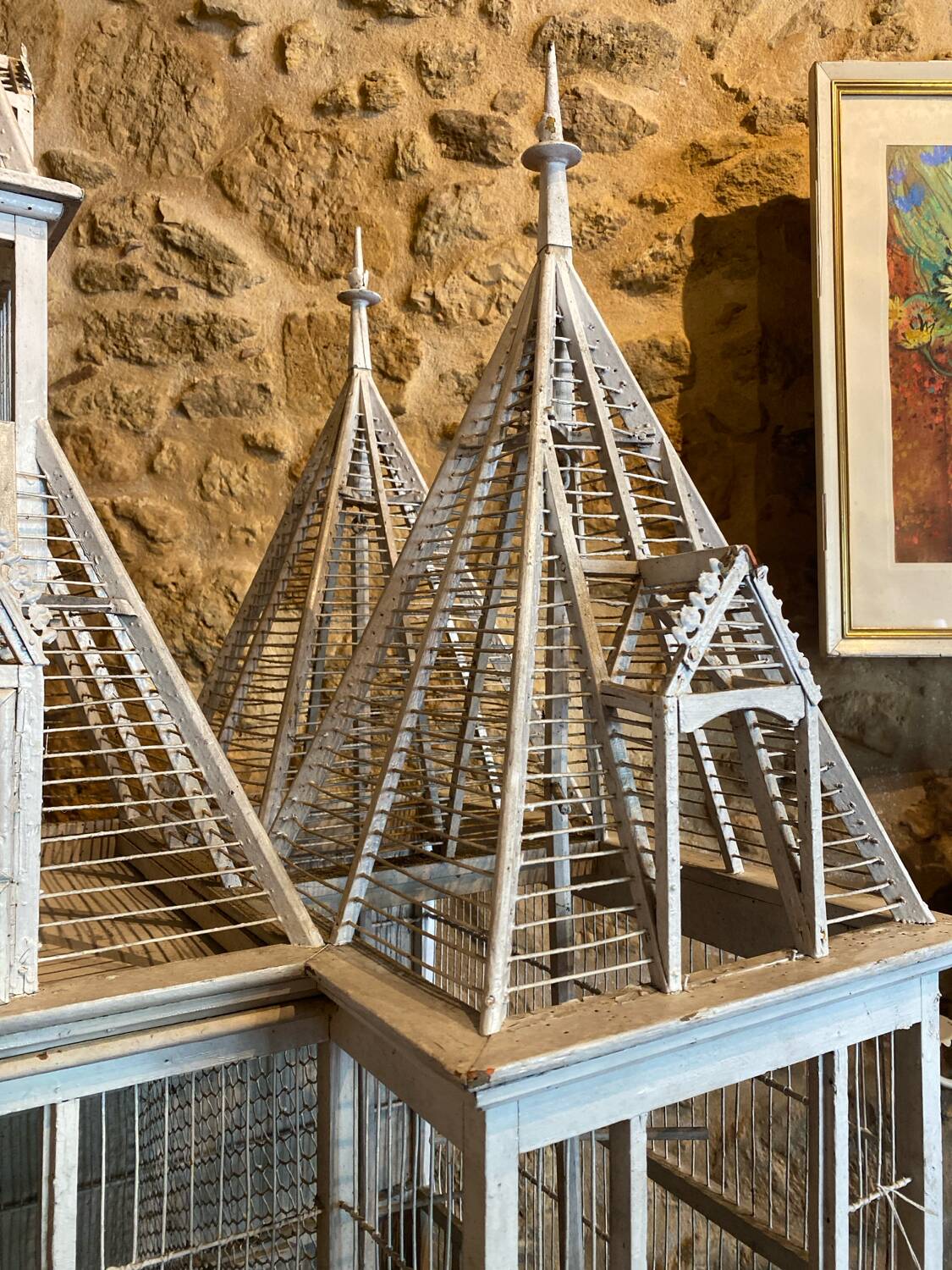 Large old cage