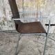 ZOE Armchair Design By Archirivolto LIGNE ROSET Grey Metal + Wood Shell