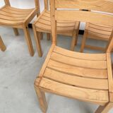 Sornay 80s beech chairs