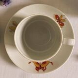 ANCAP porcelain coffee service with coffee maker and porcelain sugar bowl