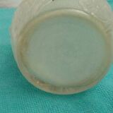 Hyacinth vase in frosted satin glass art nouveau period early 20th century