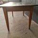 Wooden farmhouse table top black patina