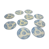 Assiettes jardinniere Sarreguemines