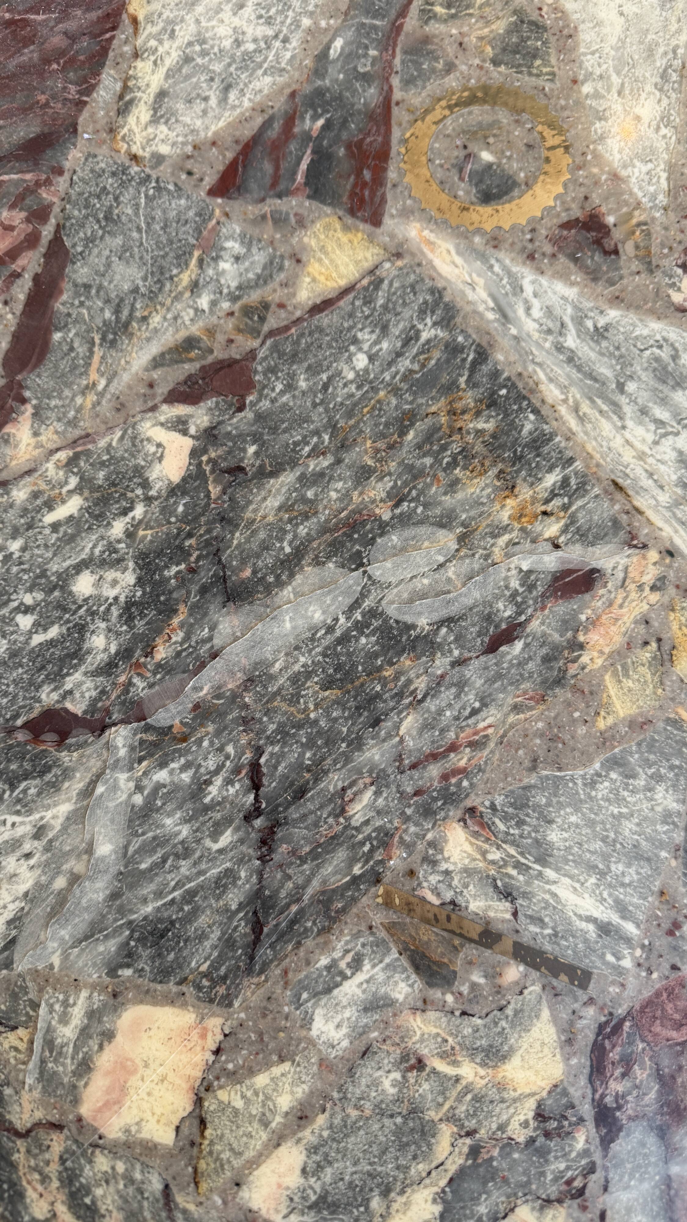 Green marble coffeetable