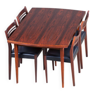 Table extensible scandinave Palissandre – 1960