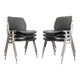 Lot de 6 chaises vintage DSC 106 – Giancarlo Piretti pour Anonima Castelli