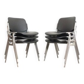 Set of 6 vintage chairs DSC 106 – Giancarlo Piretti for Anonima Castelli