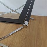 Chrome coffee table from the 1970s.