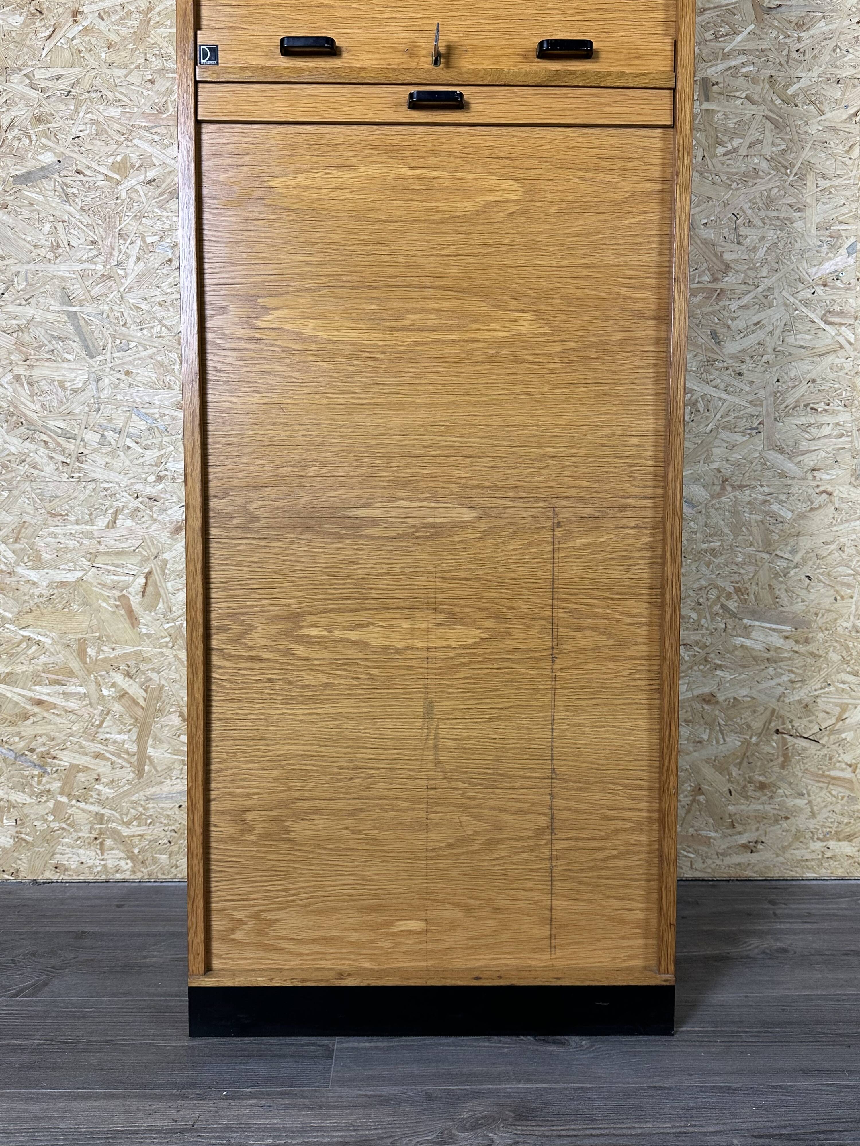 50s 60s roller shutter cabinet office cabinet filing cabinet mid century design