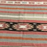 Red & Brown Turkish Kilim Rug 140x243Cm SK 35178