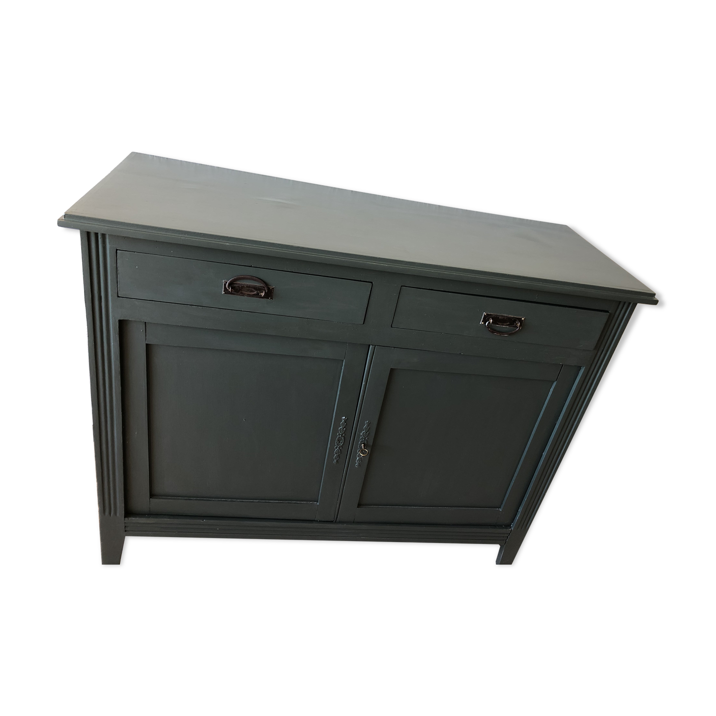 Vintage buffet dark green
