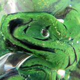 Sulfide paperweight robert pierini glass biot glass paperweight/novaro/green.