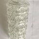 Lot de quatre tulipes en verre pressé vintage dimension : hauteur -20cm- diamètre -5,5cm-