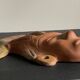 Masque terre cuite reproduction vintage mexique
