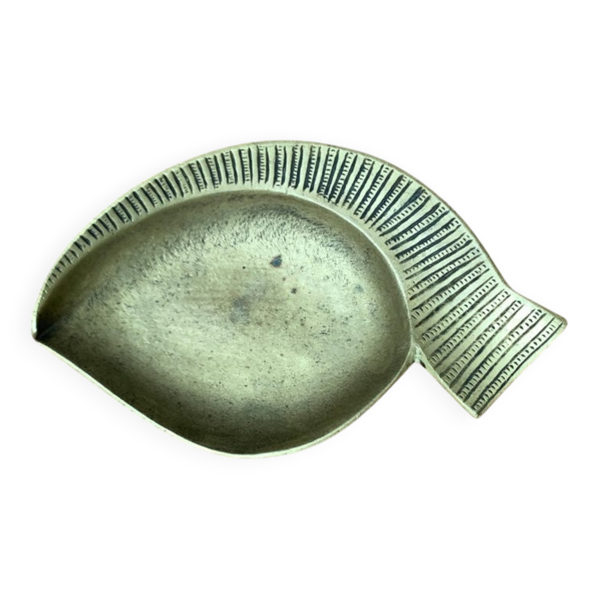 Bronze ashtray from the mid-century, 1950s.