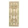 1970s Turkish Hand-Knotted Wool Cotton White Runner Rug 120X314
