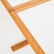 Vintage Scandinavian beech table with extension. Sweden, 1980s.