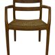 Vintage Niels Otto Moller Armchair Model 67 in Oak Danish Design