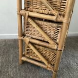 Vintage rattan chiffonier from the 70s