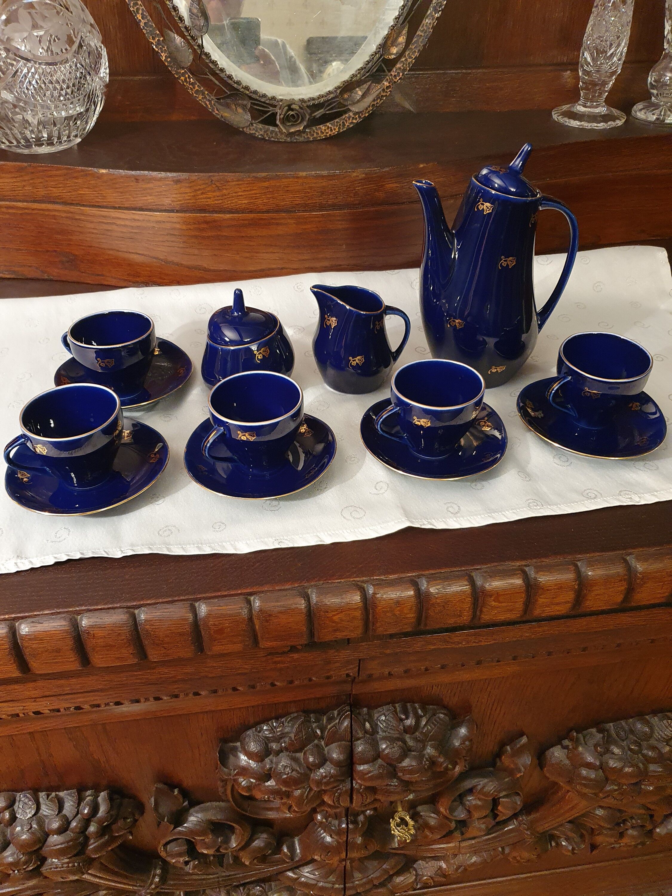 Ewa coffee service Tulowice, Project by Lucyna and Kazimierz Kowalski. The 60s of the Polish People