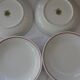 Vintage plate porcelain of auteuil