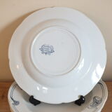 4 hollow plates Art Nouveau 1900 Onnaing Granite Algeciras, Lot 1