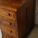 Bureau caisson d'atelier vintage en chêne