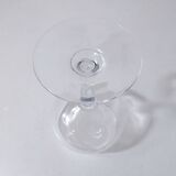 2 verres à pied en cristal vin dégustation