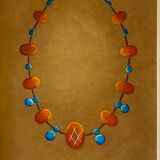 Contemporary painting "Berber Necklace 4", 2024