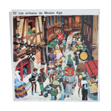 School poster, Moyen Age