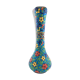 Vase soliflore en émaux bleu de Longwy