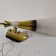 Pair of wall sconces plexiglass rockabilly gilded