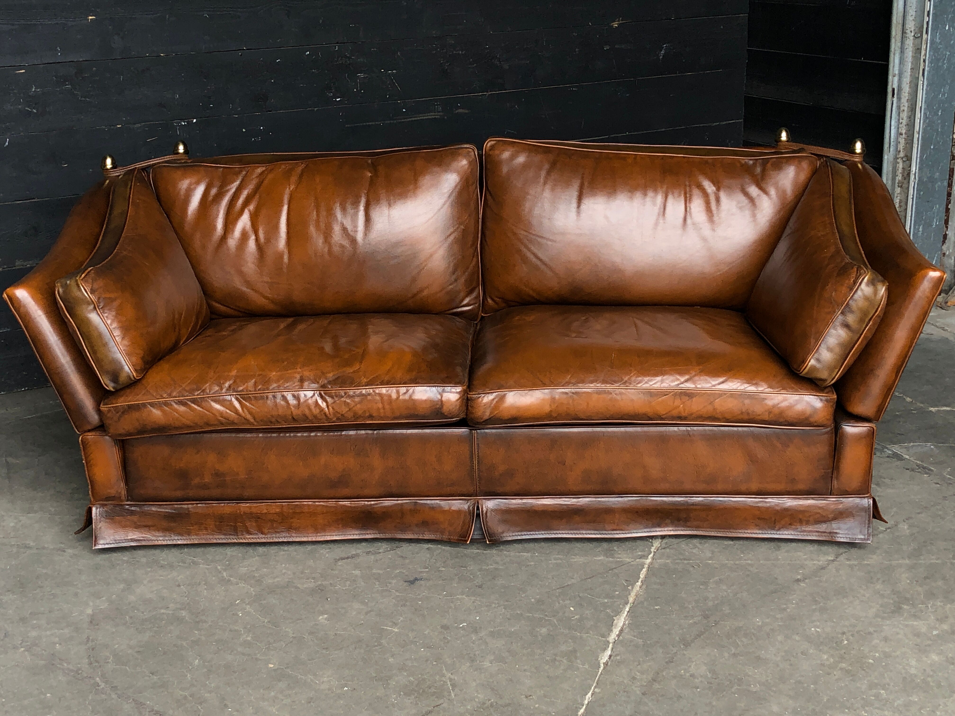 Vintage leather sofa