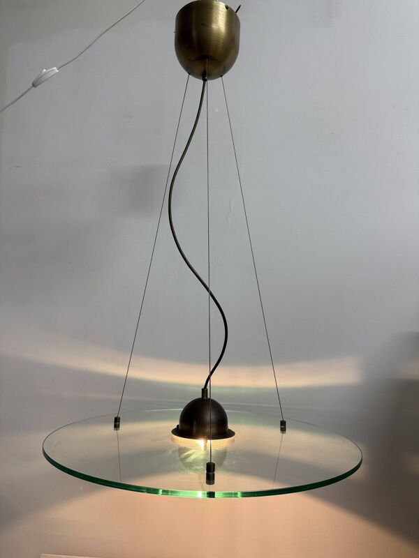 Lampe à suspension Sölken leuchten Space Age UFO, années 1970