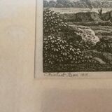 The great farm of Roma 1810 by Reinhart