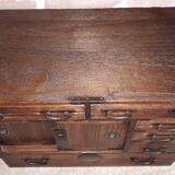 Cabinet, wooden tansu, Japan late Edo period