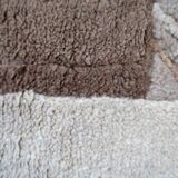 Tapis vintage tibétain Khaden fait main en laine – 64 x 124 cm  Années 1970