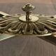 Neoclassical Oval Coffee Table in Brass and Carrara Marble, Janse House